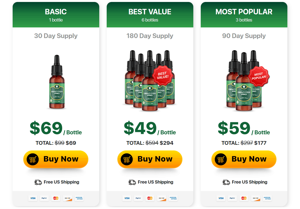 dentitox pro price